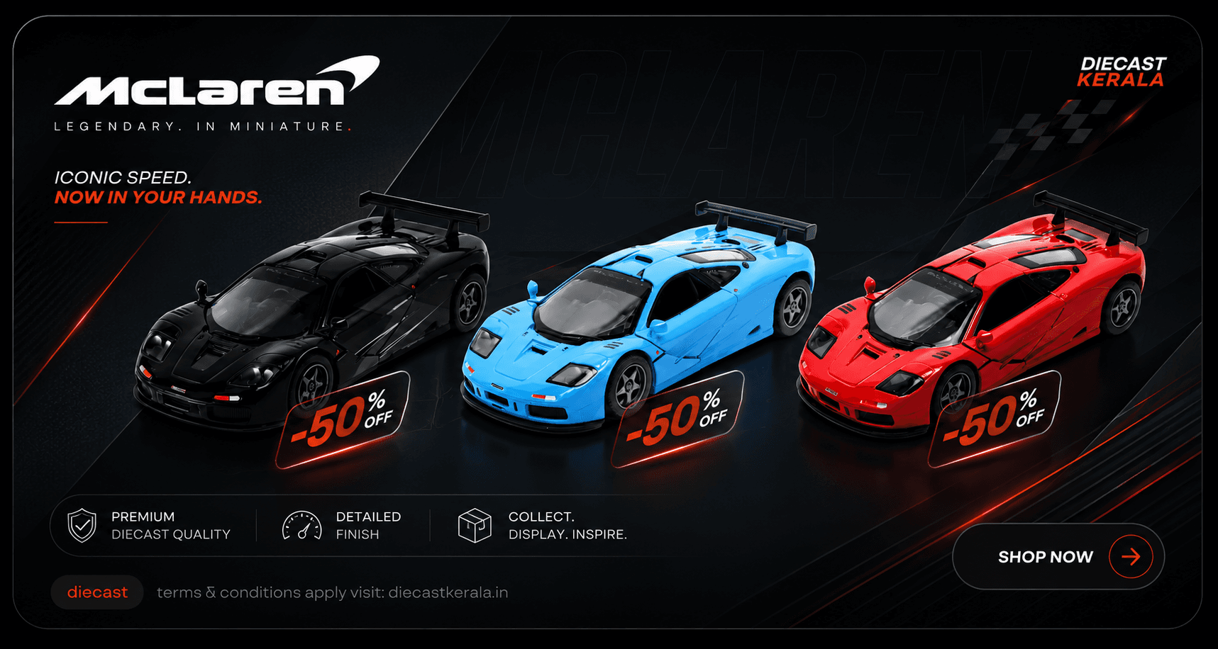 Diecast Kerala banner